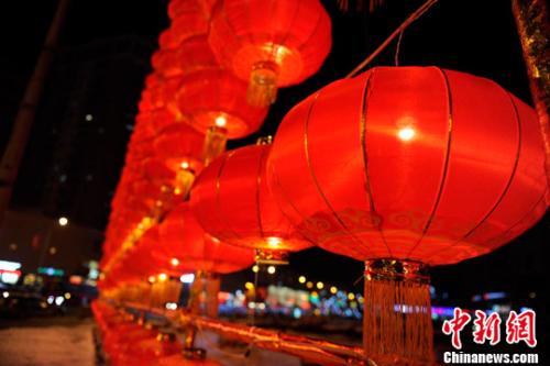資料圖：紅燈籠。宋文佳 攝
