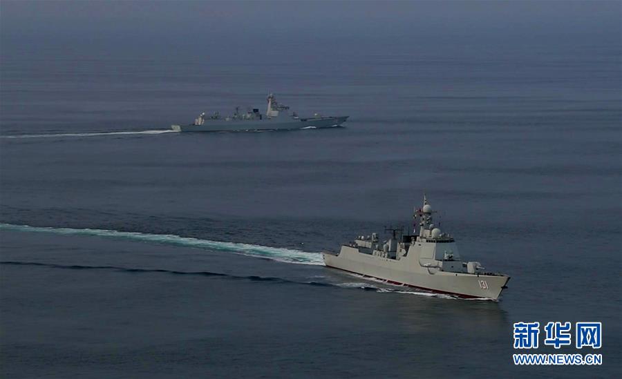 （國際）（1）中國海軍第35、36批護(hù)航編隊(duì)在亞丁灣完成任務(wù)交接