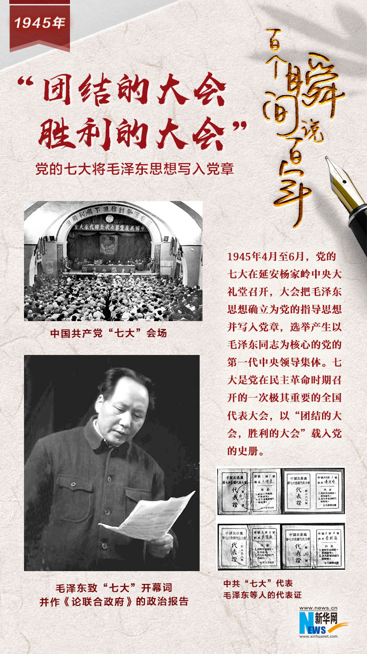 1945，“團(tuán)結(jié)的大會(huì)，勝利的大會(huì)”