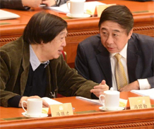 馮鞏、馮驥才出席政協(xié)全體會(huì)議