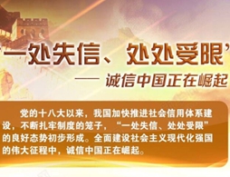 圖解：“一處失信、處處受限”——誠(chéng)信中國(guó)正在崛起