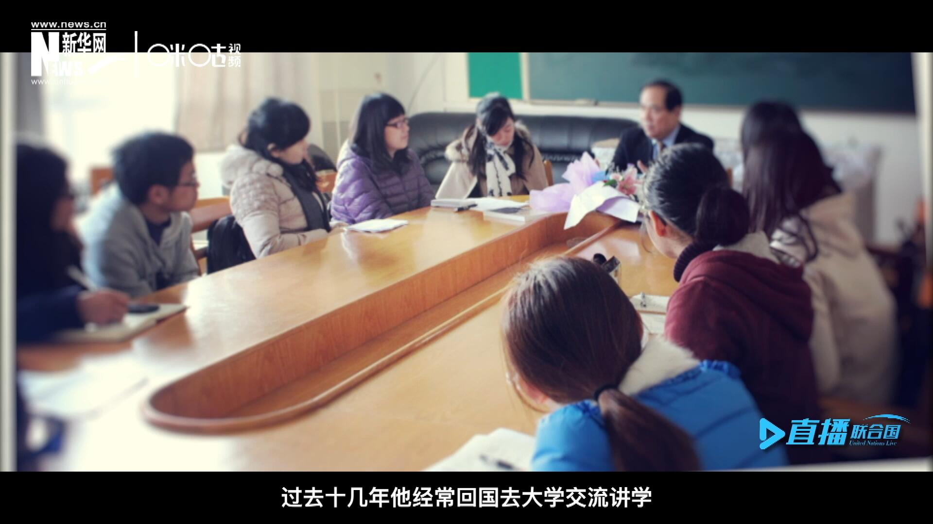 過去十幾年陳峰經(jīng)?；貒ゴ髮W(xué)交流講學(xué)，給年輕人分享他學(xué)習(xí)、工作和生活的故事。