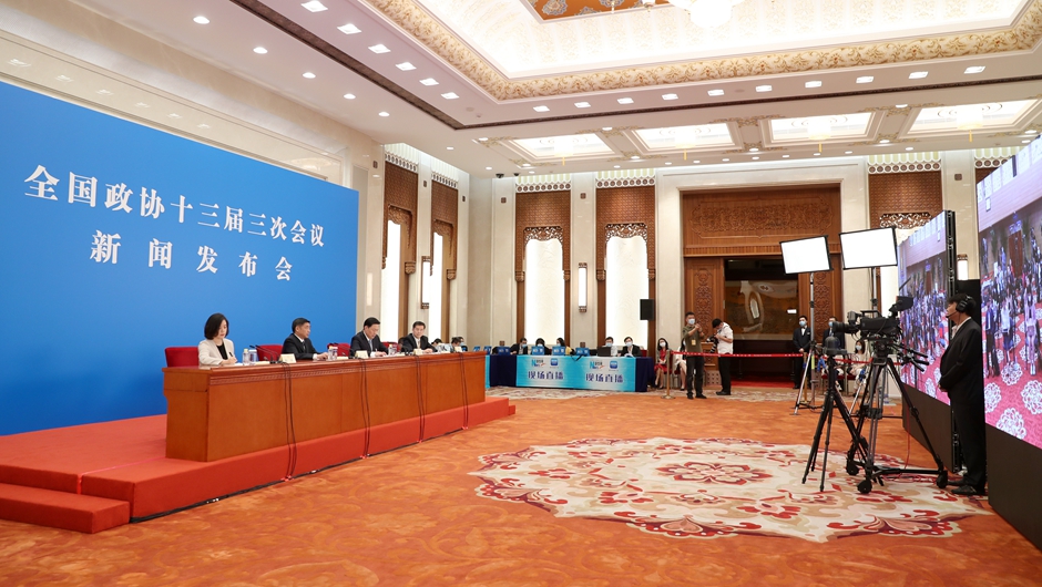 人民大會堂新聞發(fā)布廳現場