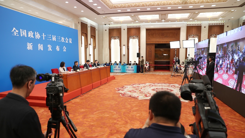 人民大會堂新聞發(fā)布廳現場
