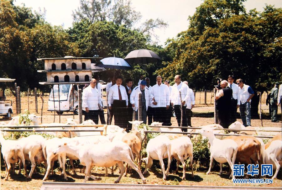 當(dāng)?shù)貢r間7月22日，國家主席習(xí)近平在哈瓦那親切探望古巴革命領(lǐng)袖菲德爾·卡斯特羅。 新華社發(fā)