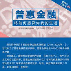 【G20系列圖解】普惠金融將如何惠及你我的生活？