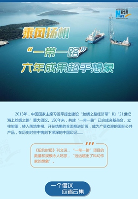 乘風揚帆！“一帶一路”六年成果超乎想象