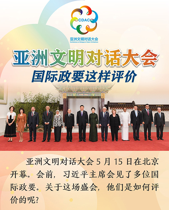 亞洲文明對話大會，國際政要這樣評價