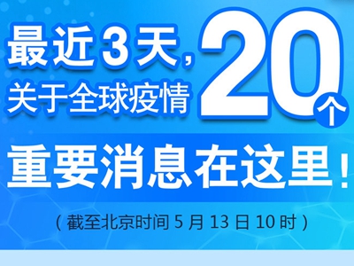 【圖解】最近3天，關(guān)于全球疫情20個(gè)重要消息在這里！