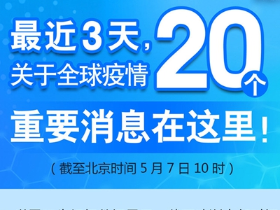 【圖解】最近3天，關(guān)于全球疫情20個(gè)重要消息在這里！