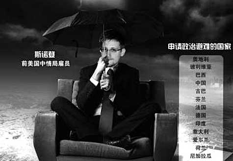 美施壓，斯諾登“搶手”成“燙手”
