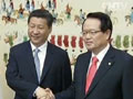 習(xí)近平會(huì)見韓國國會(huì)議長(zhǎng)